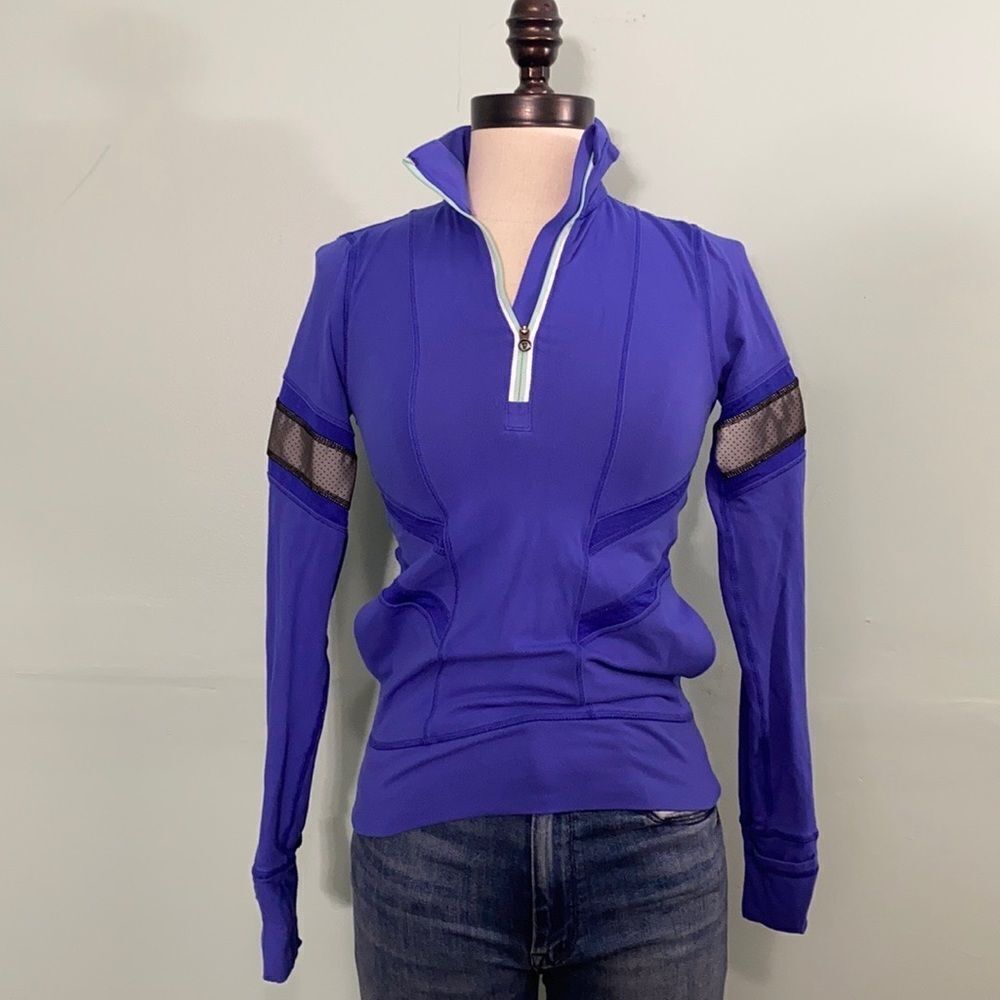 Lululemon IVVA Quarter Zip Workout Top
